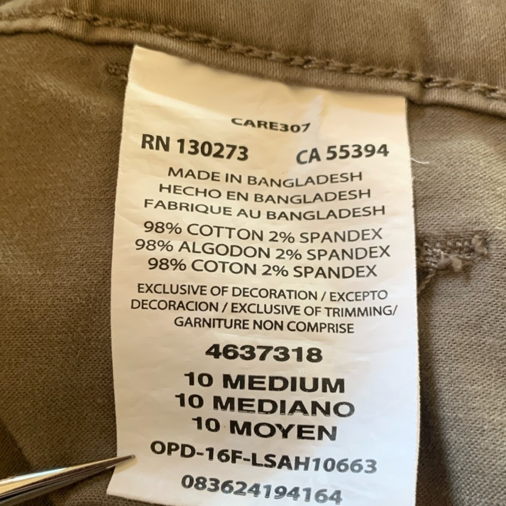 Lee jeans, Women's 10 khaki EUC skinny, mid rise, brushed cotton, pockets - Picture 13 of 17